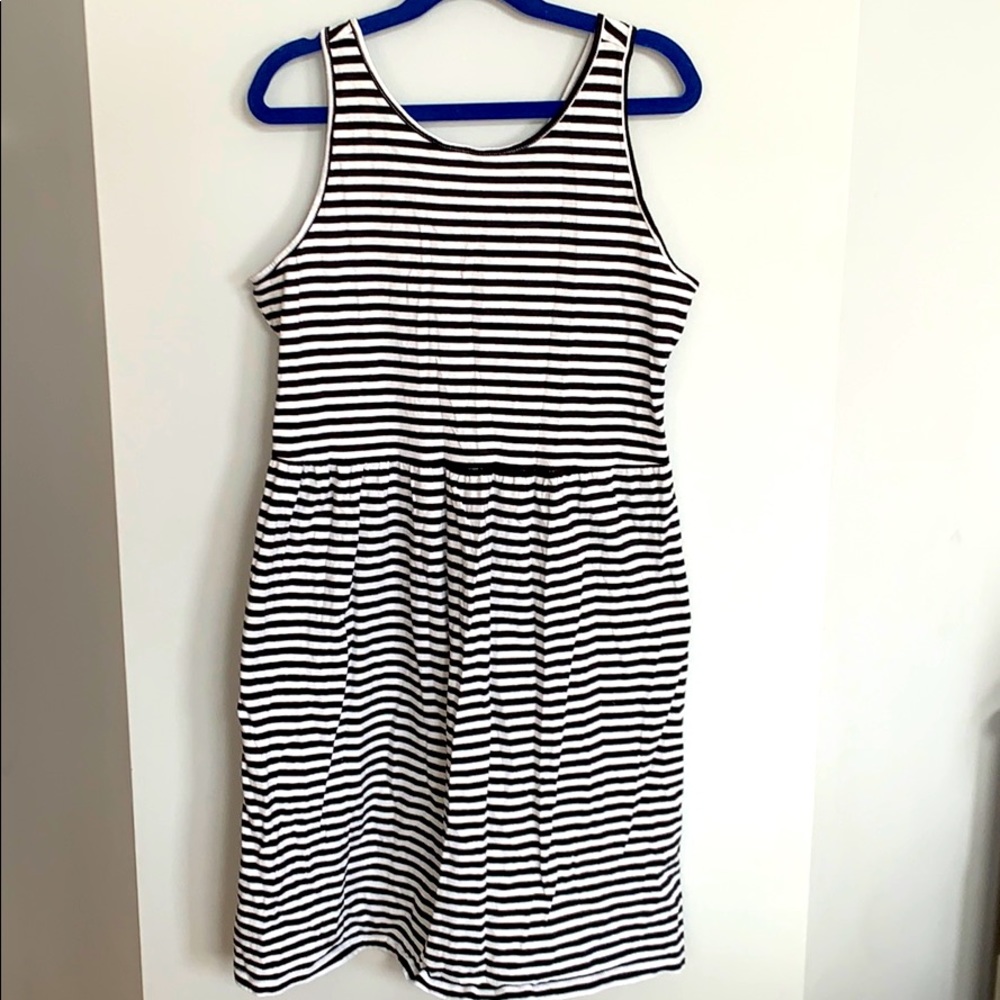 Black & White Striped Sundress